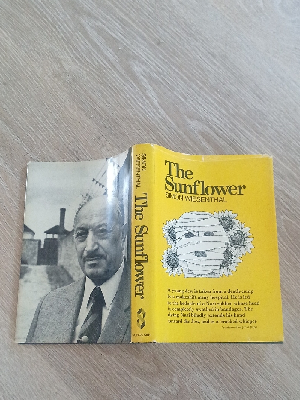 THE SUNFLOWER By Simon Wiesenthal - Hardcover 1976 Schoken Publishing